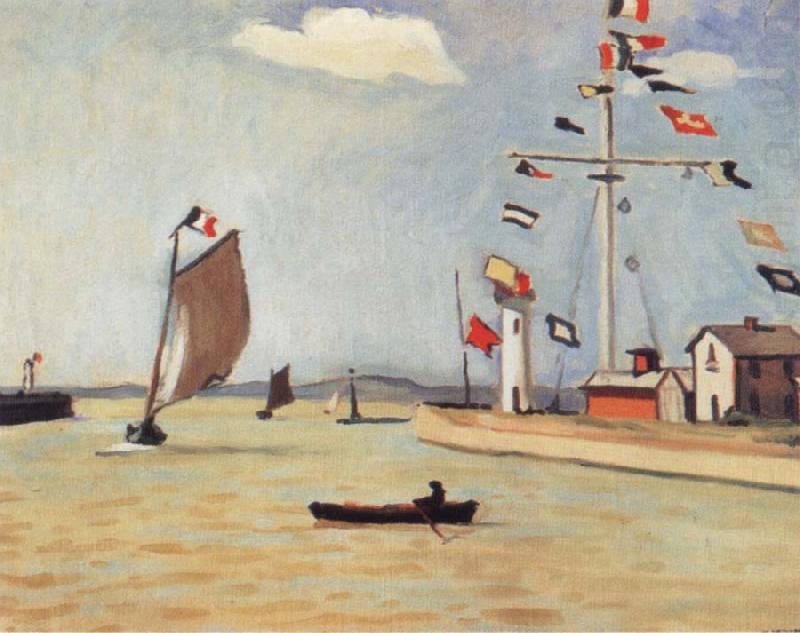 Marquet, Albert Harbour at Honfleur china oil painting image
